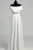 Abito da Sposa moda Fuori dalla spalla con Perline Vintage Cerniera Formale E Informale - 1