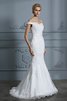 Robe de mariée onirique d'epaule ajourée majestueux plissage romantique - 5