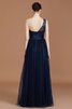 Robe demoiselle d'honneur avec zip longueur au ras du sol de princesse charmant naturel - 2