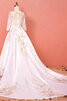 Robe de mariée jusqu'au sol haute qualité lache formelle luxueux - 3
