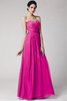 Robe demoiselle d'honneur plissage longue au drapée fermeutre eclair de fourreau - 11