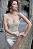 Vestido de Novia de Corte Sirena en Satén de Abalorio de Joya de Escote Corazón - 1