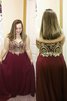 Ärmelloses Prinzessin A Linie Bodenlanges Ballkleid mit Herz-Ausschnitt - 1