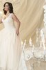 Robe de mariée intemporel romantique de traîne courte appliques en dentelle - 1