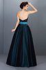 Duchesse-Linie Elastischer Gewebter Satin Trägerlos Bodenlanges Quinceanera Kleid mit Fell - 2