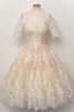 Abito da Ballo con Applique in pizzo con Fusciacca Semplice originale Tondo - 1