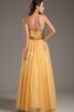 Taft Paillettenbesetztes Herz-Ausschnitt A-Linie Ärmelloses Quinceanera Kleid - 6