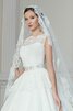 A-Line zeitloses Duchesse-Linie Reißverschluss luxus Brautkleid mit Pailletten - 2