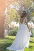 Abito da Sposa Formale E Informale Spazzola Treno con Piega Senza Maniche A-Line in pizzo - 1