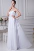 Robe de mariée simple nature sans empire ruché de col en cœur - 2