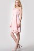 Abito da Damigella Formale E Informale Tubino con Fusciacca Senza Maniche A-Line in Chiffon - 5
