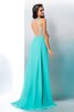 A-Linie Prinzessin Formelles Ballkleid aus Chiffon ohne Ärmeln - 2