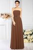 Vestido de Dama de Honor de Corte princesa de Largo de Imperio Cintura - 4