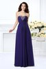 Prinzessin Reißverschluss Herz-Ausschnitt Bodenlanges Formelles Ballkleid - 1