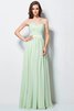 Robe de bal longue plissage ligne a longueur au ras du sol avec chiffon - 1