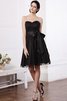 Vestido de Dama de Honor de Corte princesa de Corte-A de Escote Corazón con Cintas - 3