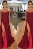 Vestido de Fiesta de Corte-A en Gasa de Natural de Largo de Sin mangas - 1