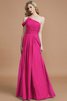 Abito da Damigella Naturale A-Line Principessa in Chiffon Monospalla - 13