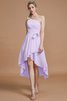 Geschichtes One Schulter Prinzessin Rocklänge-asymmetrisches Mini Brautjungfernkleid - 24