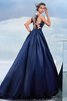A Linie ewiges Duchesse-Linie Schaufel-Ausschnitt romantisches Ballkleid mit Applike - 2