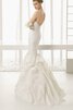 Abito da Sposa a Sala in Pizzo Schiena Nuda Lungo Moderno All Aperto - 2