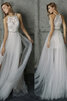 Ausgezeichnet Garten Neckholder Romantisches Brautkleid mit Natürlicher Taille - 2