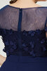 3 /4 Länge Ärmeln Wunderbar Sittsames Bodenlanges Luxus Abendkleid - 9