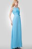 Robe demoiselle d'honneur distinguee simple avec chiffon ligne a - 3