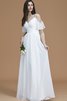 Normale Taille Prinzessin Spaghetti Träger A Linie Bodenlanges Brautjungfernkleid - 5