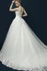 Abito da Sposa in pizzo in Pizzo A-Line in Paillette con Spacco Davanti in Tulle - 2