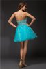 Organza Prinzessin A-Linie Herz-Ausschnitt Normale Taille Cocktailkleid - 2