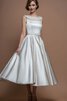 Robe de mariée facile décontracté intemporel avec perle manche nulle - 1
