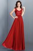 Robe demoiselle d'honneur longue naturel manche nulle jusqu'au sol de princesse - 23