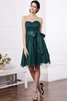 Vestido de Dama de Honor de Corte princesa de Corte-A de Escote Corazón con Cintas - 7