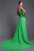 Vestido de Fiesta de Corte princesa de Corte-A de Natural de Largo de Volante - 2