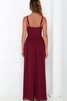 Ärmelloses einfaches langes Brautjungfernkleid aus Chiffon - 7