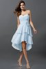 Prinzessin Ärmelloses Empire Taille Kurzes Rocklänge-asymmetrisches Brautjungfernkleid - 18