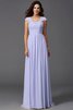 Abito da Damigella in Chiffon Conotta Cerniera Lunghi Principessa - 17
