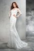 Normale Taille Sweep train Reißverschluss Extravagantes Sittsames Brautkleid - 6