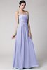 Robe demoiselle d'honneur plissage longue au drapée fermeutre eclair de fourreau - 16