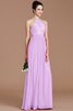 Prinzessin Normale Taille Reißverschluss Neckholder Chiffon Brautjungfernkleid - 24