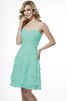 Reißverschluss Herz-Ausschnitt Normale Taille Chiffon Prinzessin Brautjungfernkleid - 14