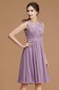 Robe demoiselle d'honneur haute qualité avec chiffon avec zip ligne a de princesse - 6