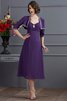 Ärmelloses A Linie Reißverschluss Mini Brautmutterkleid mit Perlen - 1