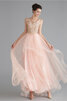 Robe de bal joli fermeutre eclair avec décoration dentelle a-ligne extraodinaire - 1