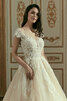 Robe de mariée charmant avec décoration dentelle de princesse formelle longue - 1