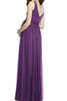 Robe demoiselle d'honneur ruché en chiffon mature - 2