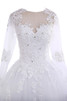 Robe de mariée brillant distinguee exclusif officiel de col en cœur - 2