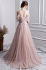 Vestido de Fiesta de Cordón de Abalorio de Deslumbrante de Sin mangas - 3