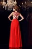Prinzessin Bodenlanges Glamouröses Abendkleid ohne Ärmeln mit Schaufel Ausschnitt - 2